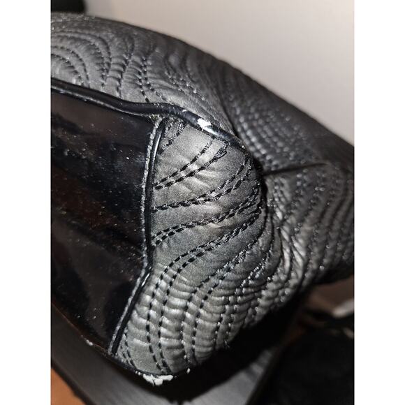 Versace Perfume Large Tote Bag Black Patent Trim - Picture 13 of 16